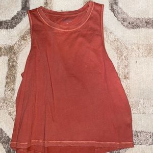 Burnt Orange Lululemon Tank Top